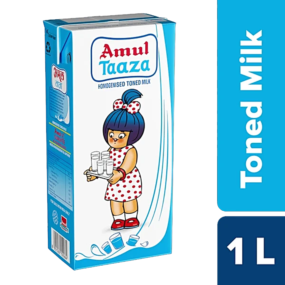 Amul Toned Milk 1L