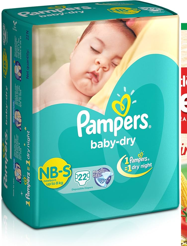 Pampers New Baby Diapers 5 pads